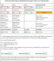 Helmholtz Resonator Calculator