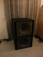 Auenansicht beider Eminence PA Subwoofer