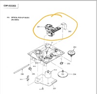 Sony x222es cd Laser