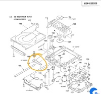 Sony x222es cd Treibriemen