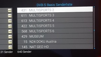 DVB-S Basis Senderliste