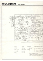 Pioneer SX-890 Schematic