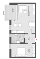 Grundriss Wohnung