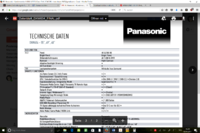 Datenblatt Panasonic TX49DXW654