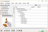 VLC CXW754 Streams und Zugriff Aufnahmen