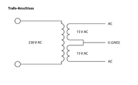 Ringkerntrafo-Anschluss