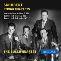 Busch Quartet Schubert 810