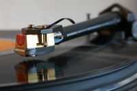 Audio Technica AT-20Sla im SME Series V auf einem Technics SL-120MK2