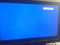 Anzeige vom Fernseher