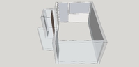 Arbeitszimmer - Grundriss in SketchUp