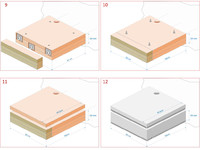 Bauplan Wandhalterung