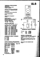 Celestion UL-8 Technical Specification