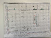 Raumaufteilung Skizze Draufsicht