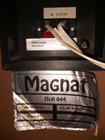 Magnat Bull 844 Typenschild