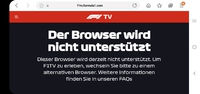 Inkompatible Browser