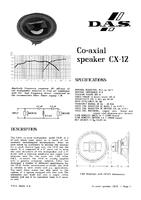 DAS CX12 Datenblatt Seite1