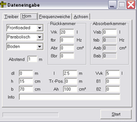 Hornparameter ohne AK